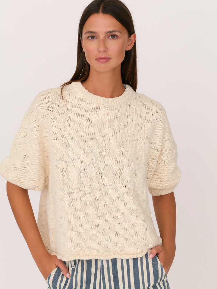 Secular - Cali 3/4 Sleeve Sweater in Ivory