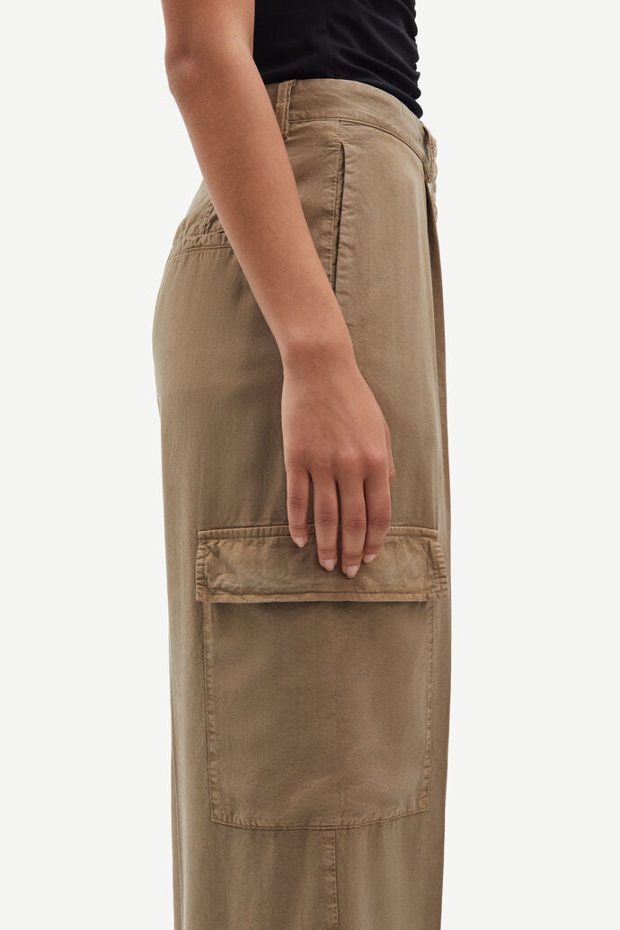 Samsoe Samsoe - Sahopsa Trousers in Lead Grey