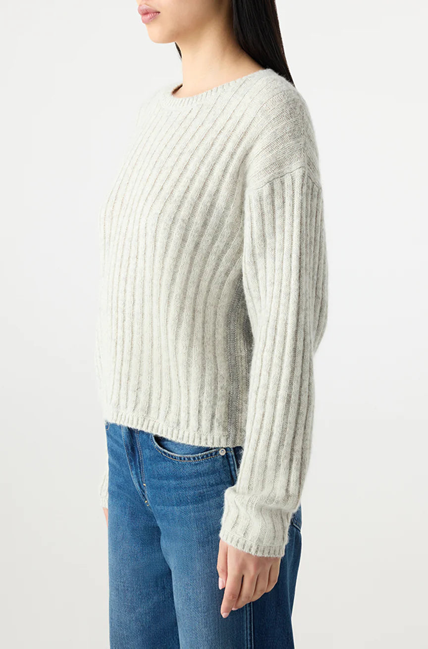 AMO Denim – Hallie Sweater in Bone Heather