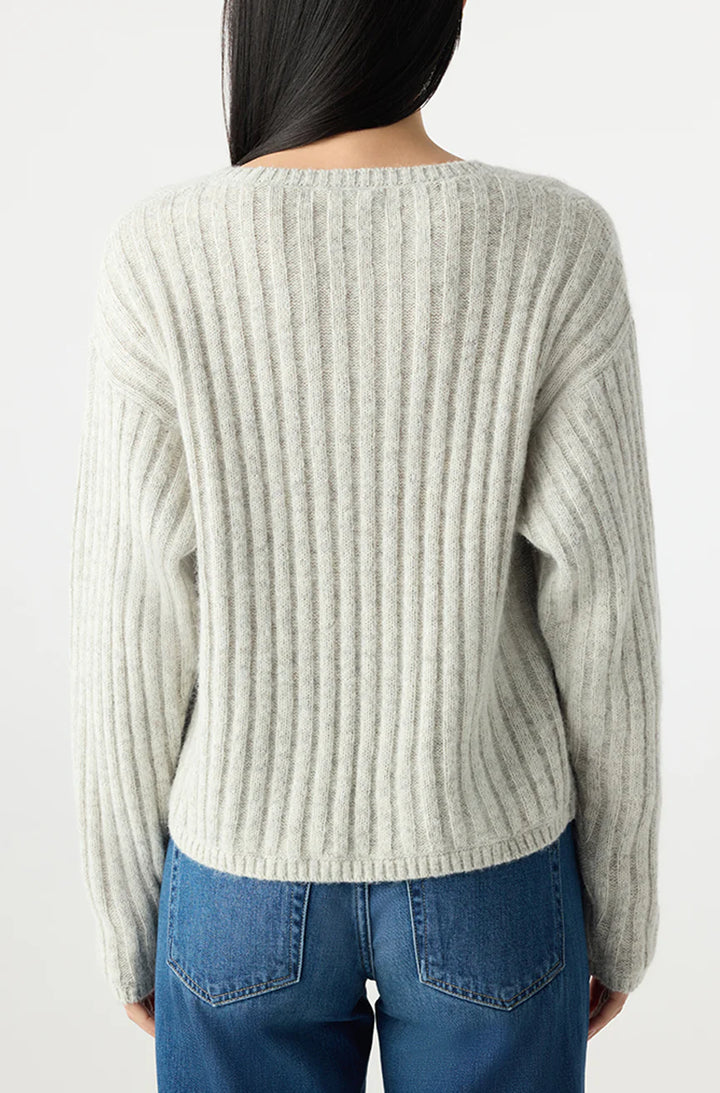 AMO Denim – Hallie Sweater in Bone Heather