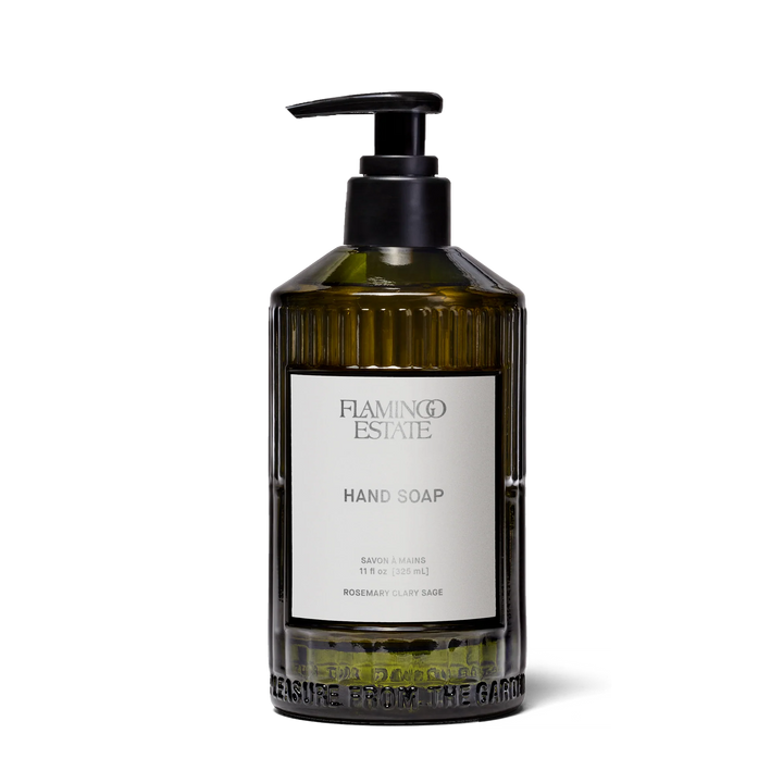 Flamingo Estate – Rosemary Clary Sage Hand Soap - Glass Bottle