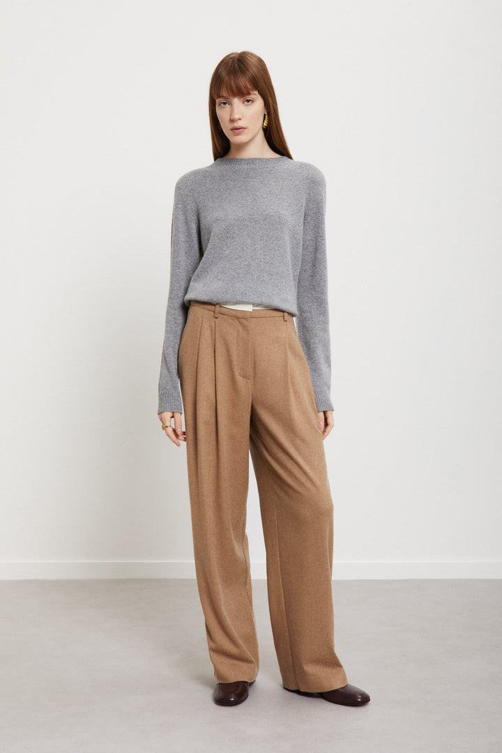 Ottod'Ame - Wool Blend Sweater in Grey/Sand
