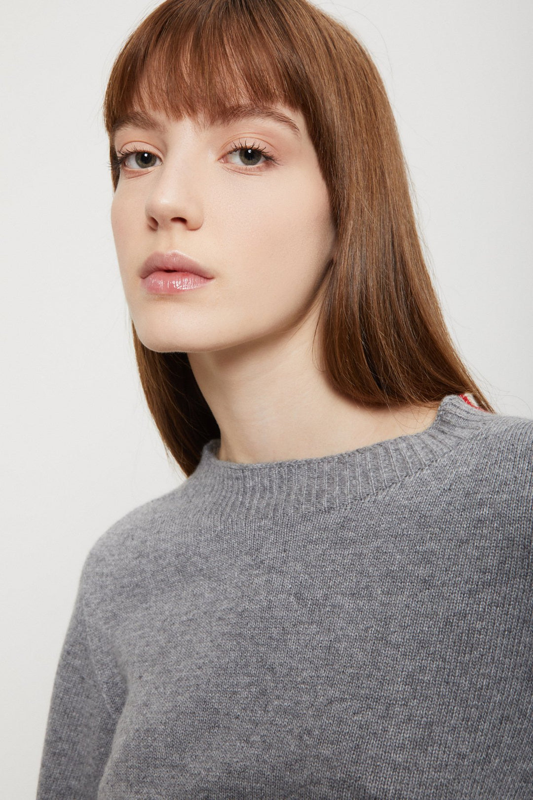 Ottod'Ame - Wool Blend Sweater in Grey/Sand