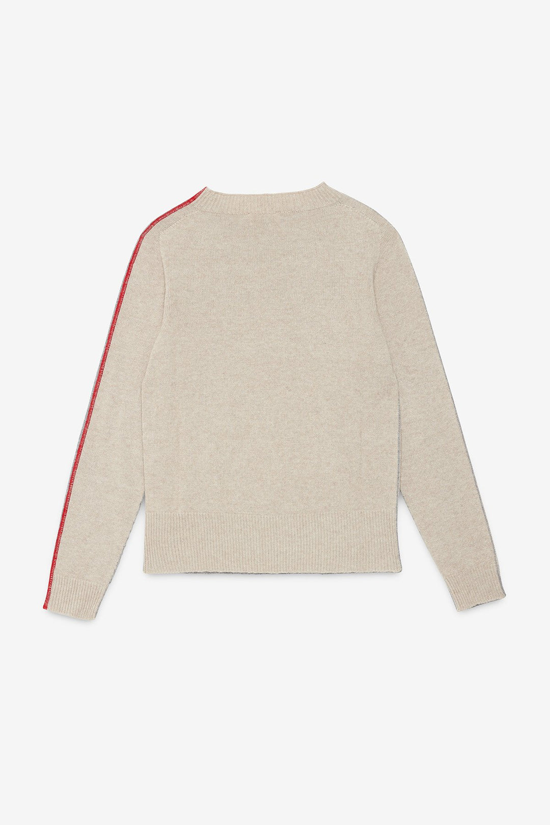 Ottod'Ame - Wool Blend Sweater in Grey/Sand