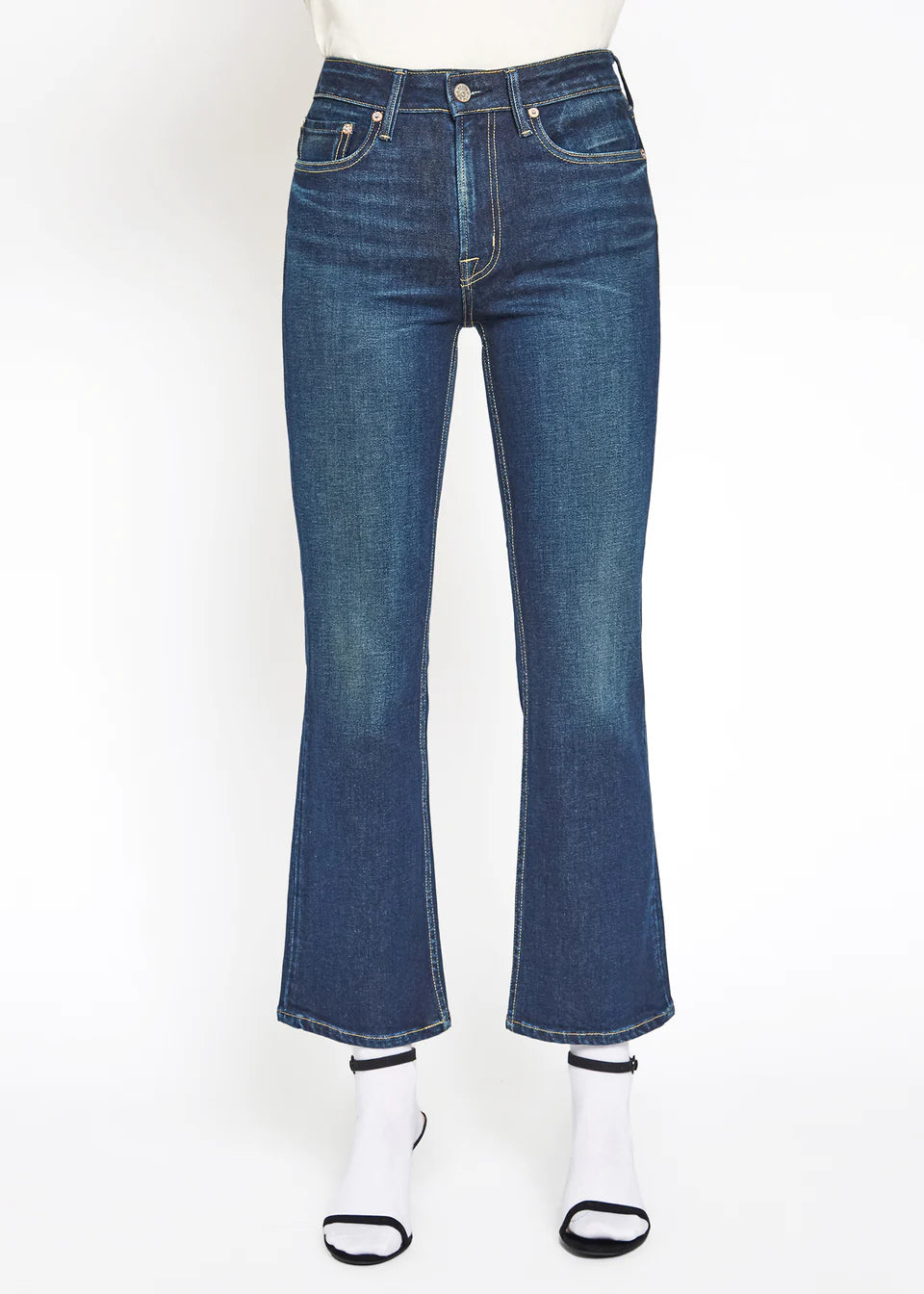 NOEND – Farrah Kick Flare Jeans in Bedford