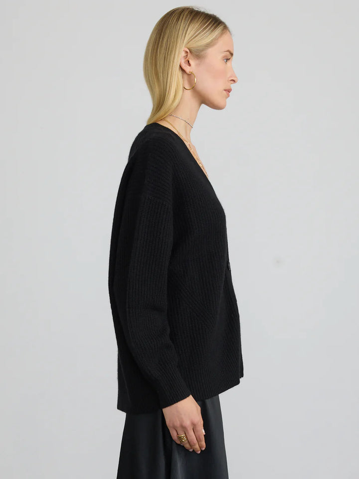 Margaret O'Leary – Fairfax Cardigan in Black