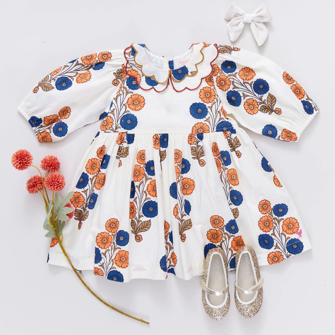 Pink Chicken – Girls Darcy Dress in Buttercup Floral