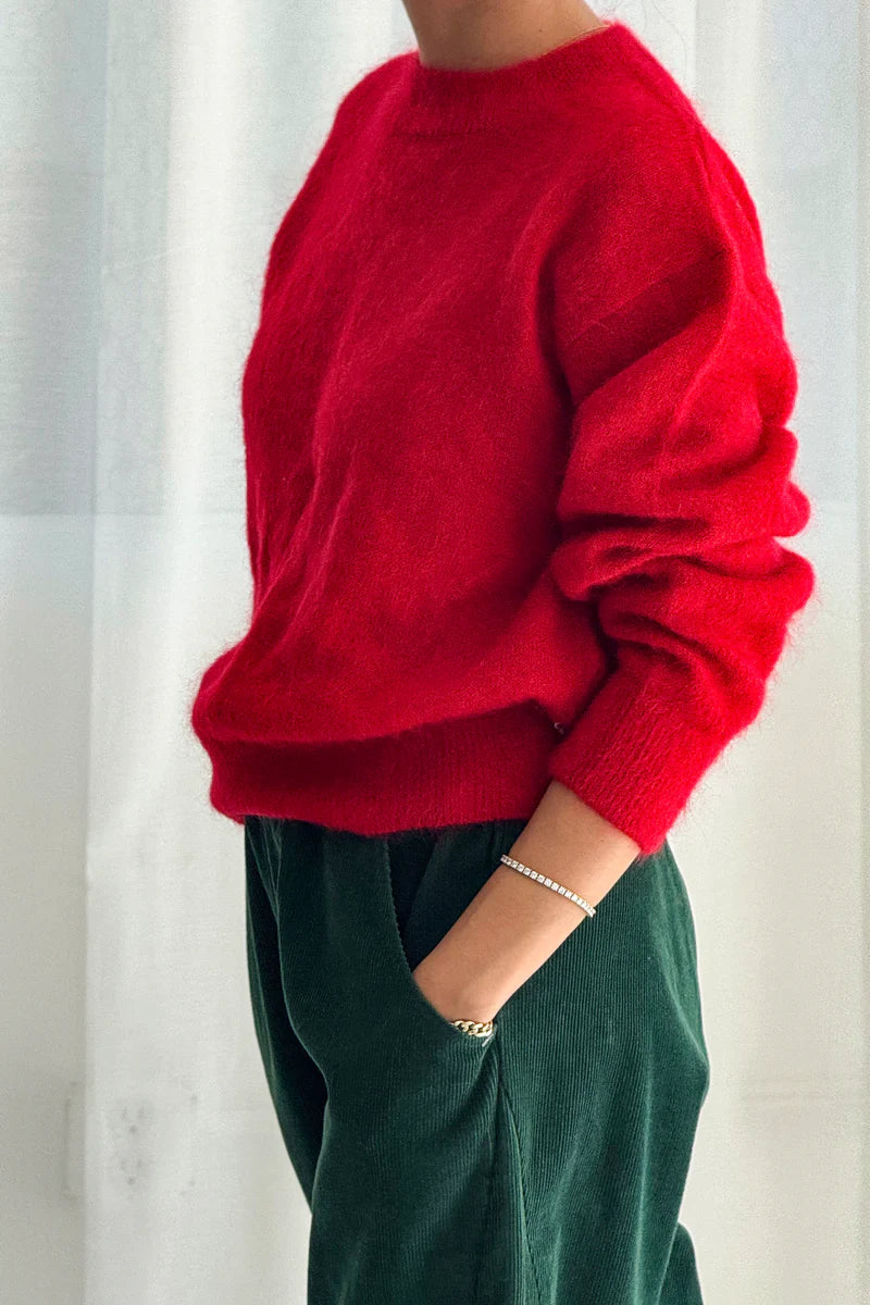 Le Bon Shoppe - Finn Mohair Sweater in Red