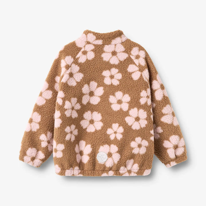 WHEAT – Moon Fleece Anorak in Warm Hazel Flowers