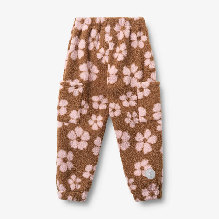 WHEAT – Suun Fleece Pants in Warm Hazel Flowers