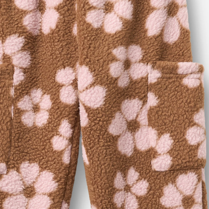 WHEAT – Suun Fleece Pants in Warm Hazel Flowers
