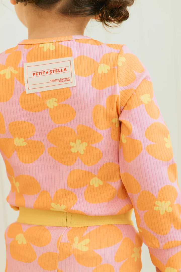 Petit Stella - Pajama Set in Orange Blossom
