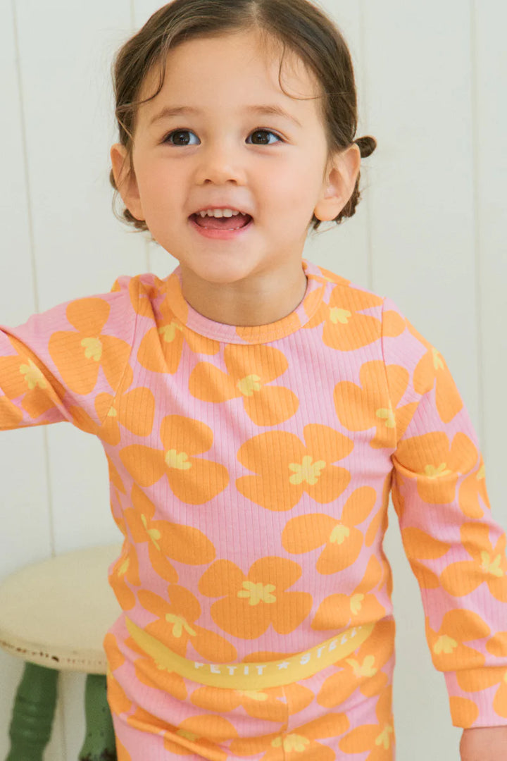 Petit Stella - Pajama Set in Orange Blossom