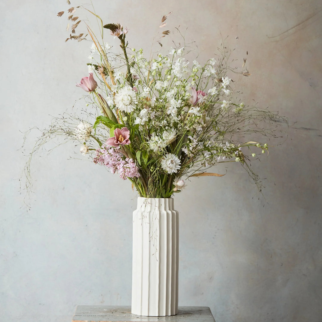 Floral Society – Ceramic Cylinder Vase