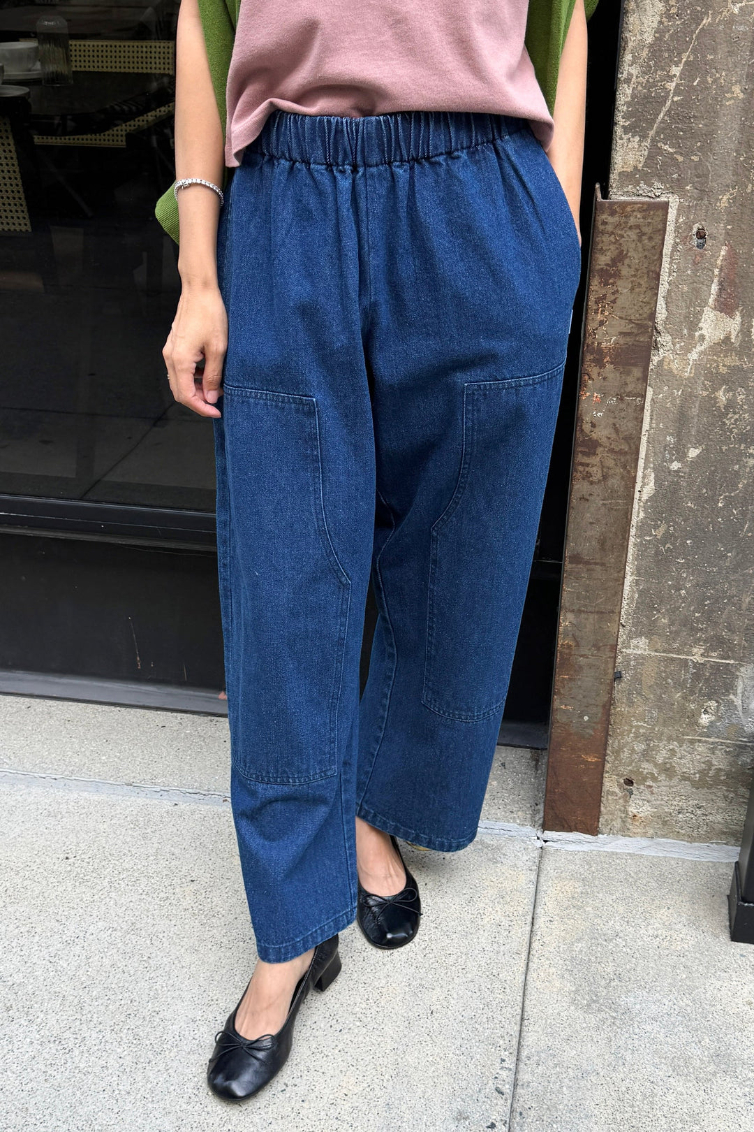 Le Bon Shoppe - Gardener Pants in Blue Denim