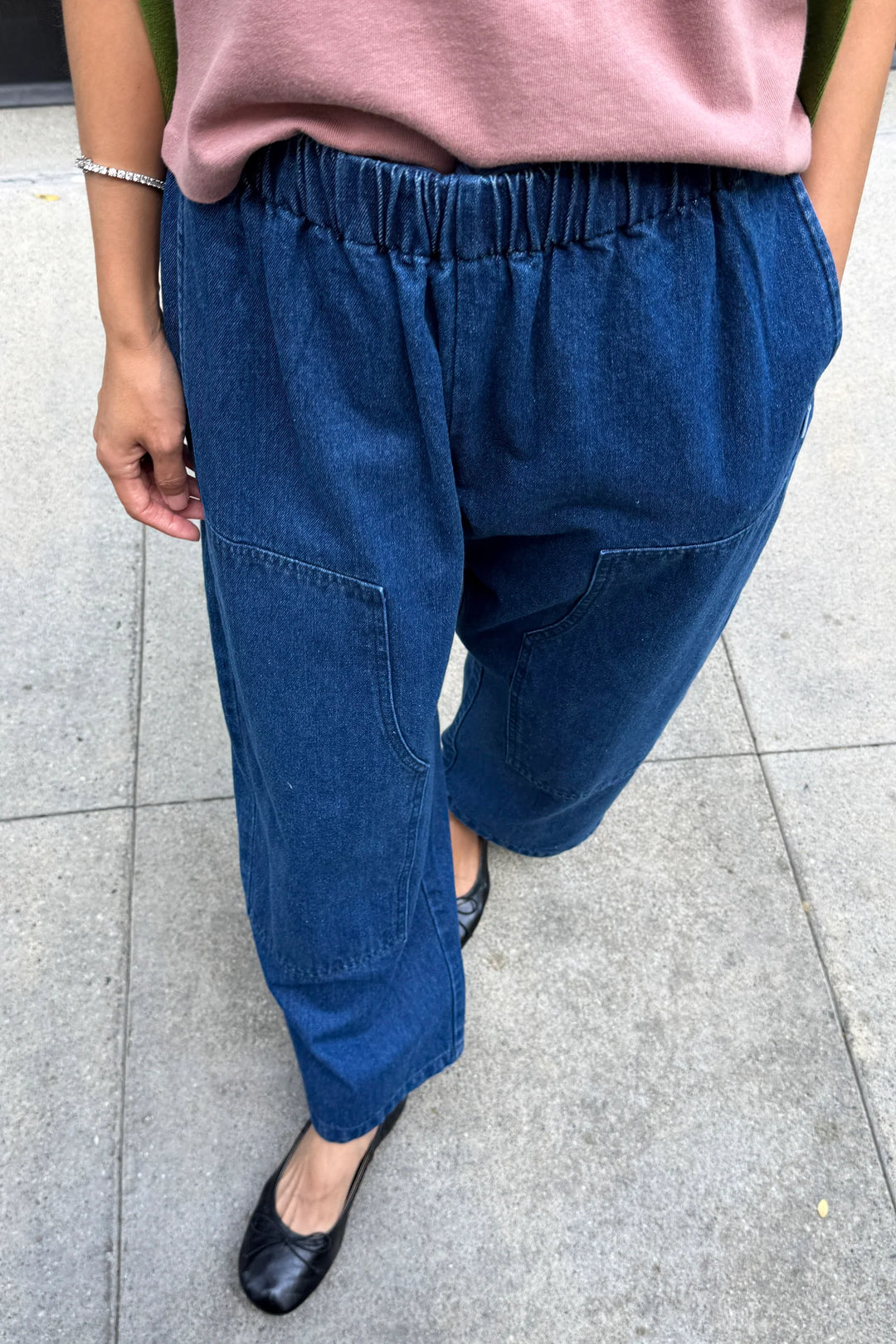 Le Bon Shoppe - Gardener Pants in Blue Denim
