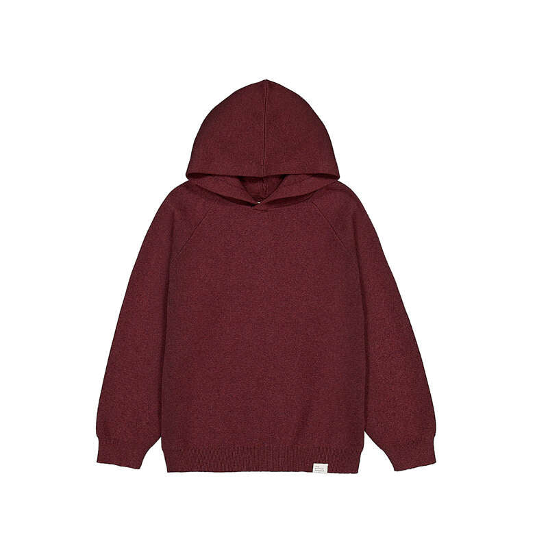 Boston Kids – Hooded Jumper in Vintage Red