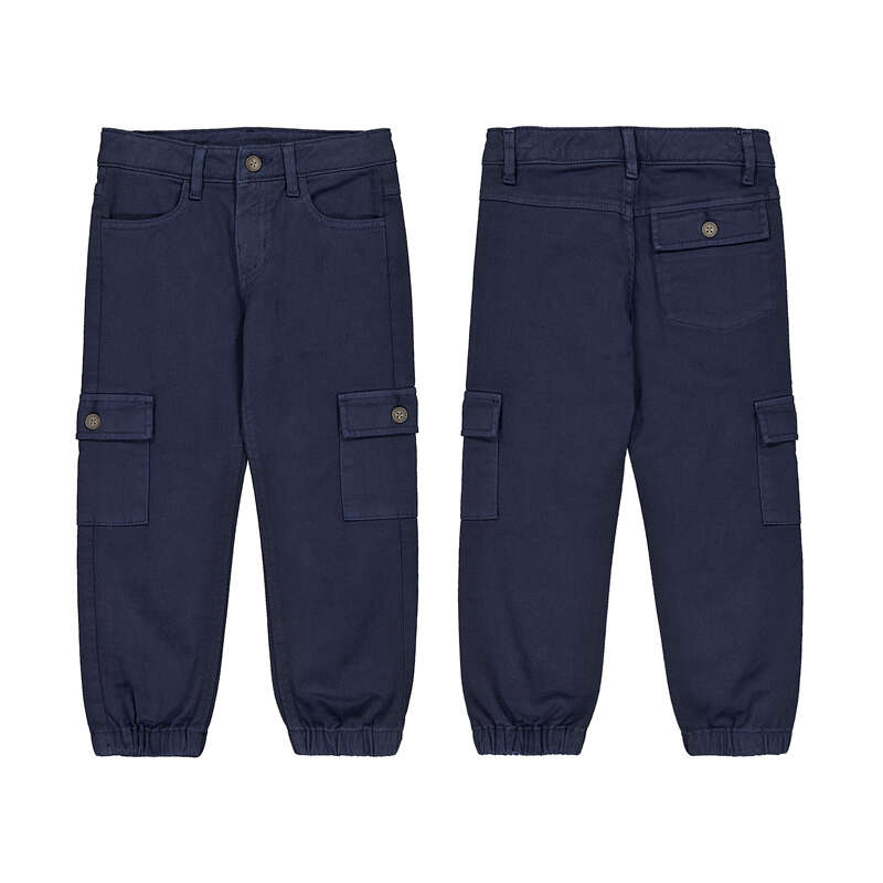 Mayoral – Structured Cargo Pants in Navy