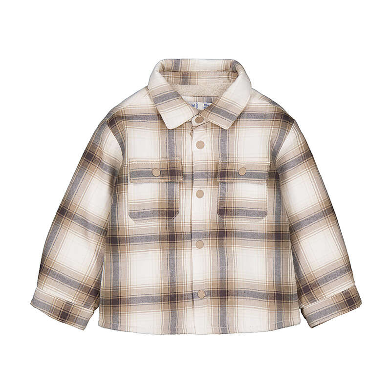 Mayoral – Lined Plaid Shirt
