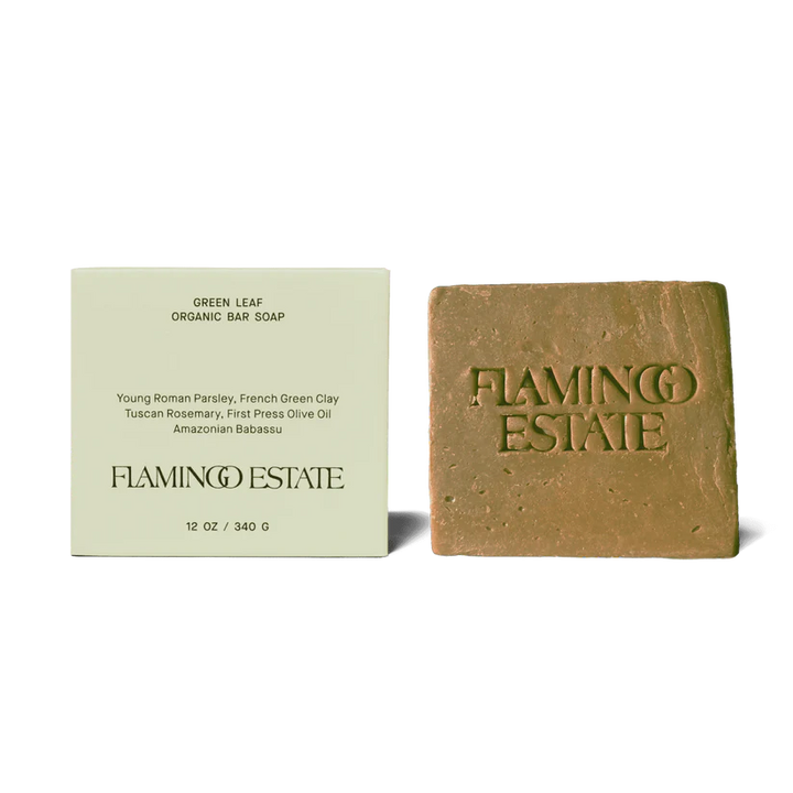 Flamingo Estate – Garden Essentials Green Leaf Bar Soap