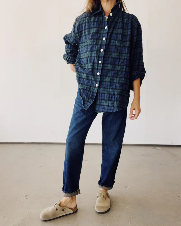 Hey Gang – The Big Shirt in Green Plaid
