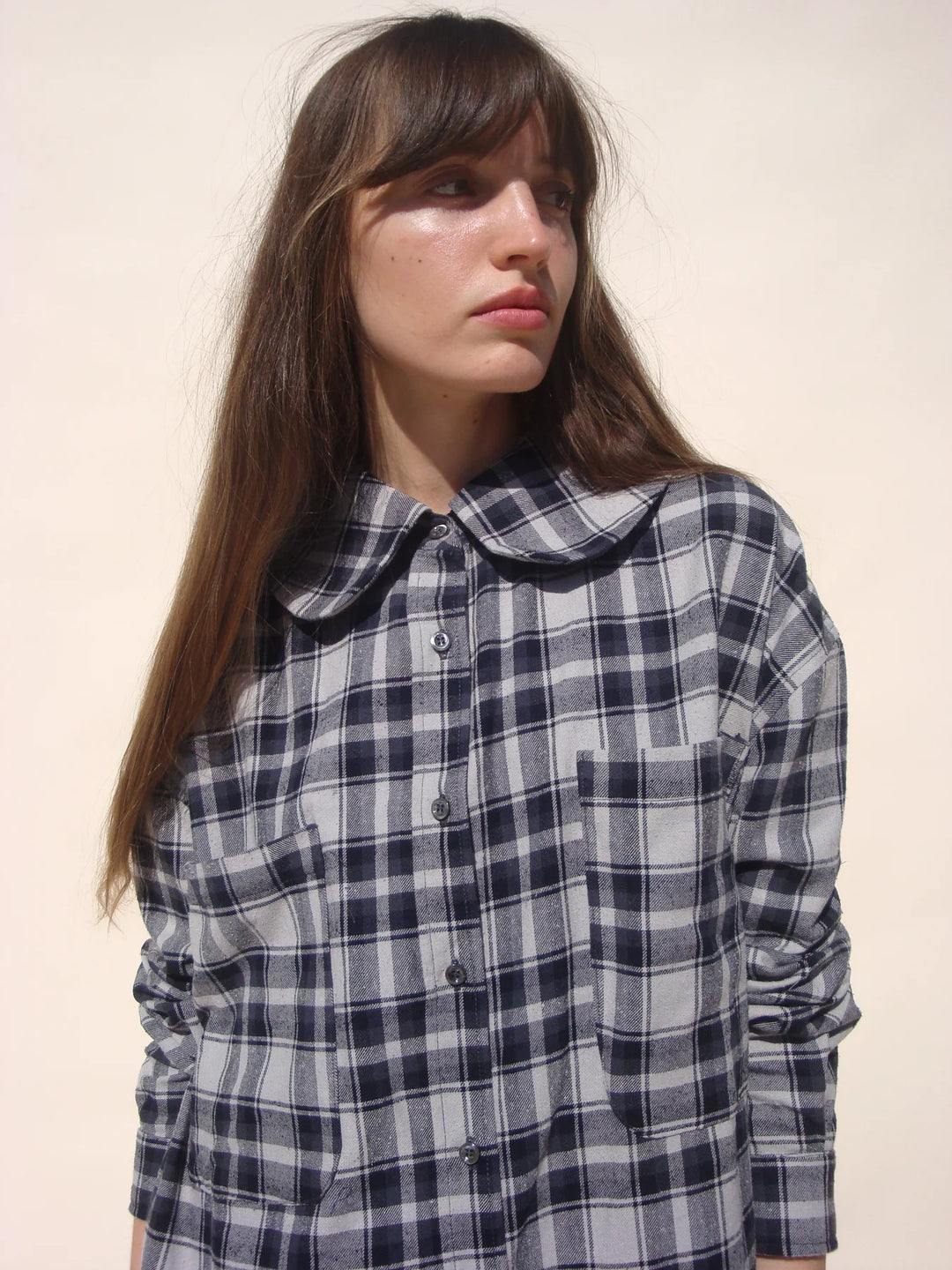 Emma Rothkopf - Hollis Oversized Shirt in Midnight Tartan