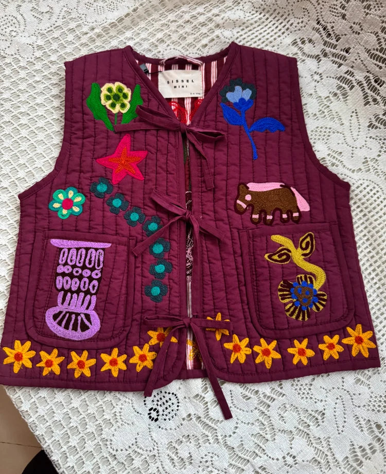 Sissel Mini - Honey Mini Vest in Fairytale