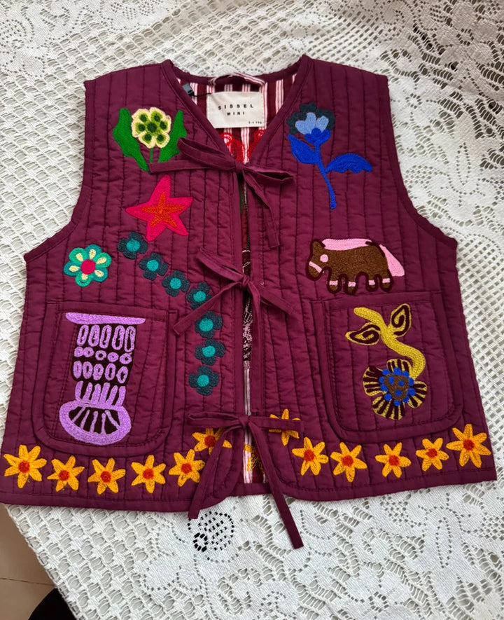 Sissel Mini - Honey Mini Vest in Fairytale