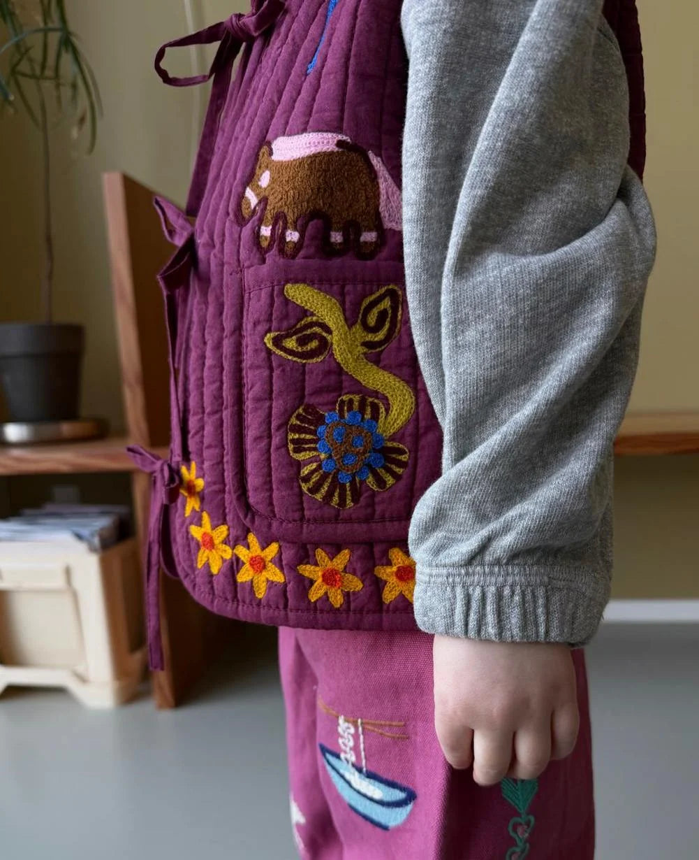 Sissel Mini - Honey Mini Vest in Fairytale