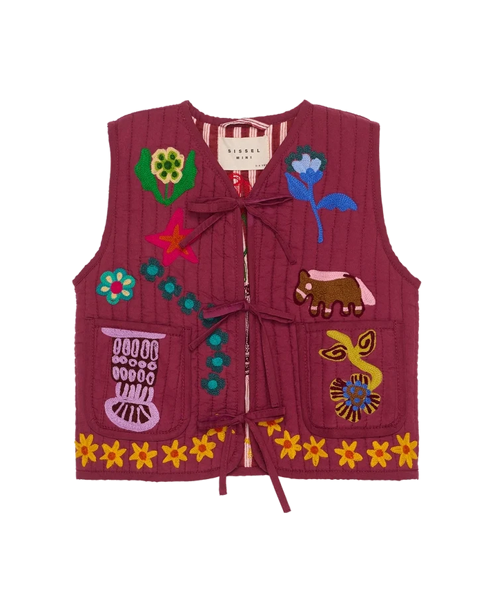Sissel Mini - Honey Mini Vest in Fairytale