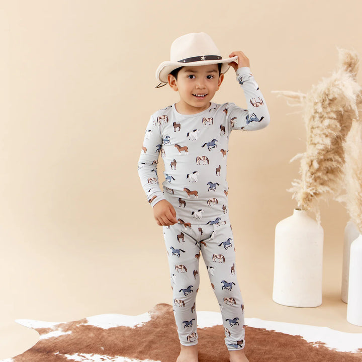 Kyte Baby - Long Sleeve Toddler Pajama Set in Horse