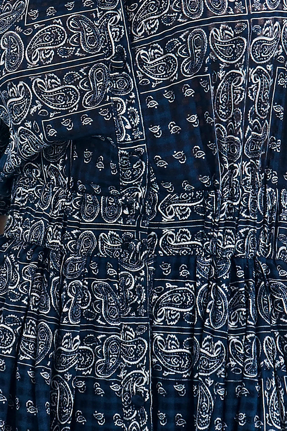 Hunter Bell - Howard Dress in Inkwell Paisley
