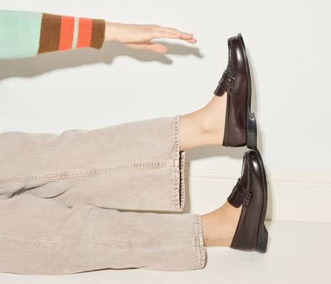 Freda Salvador – Elba Penny Loafer in Espresso Spazzalato