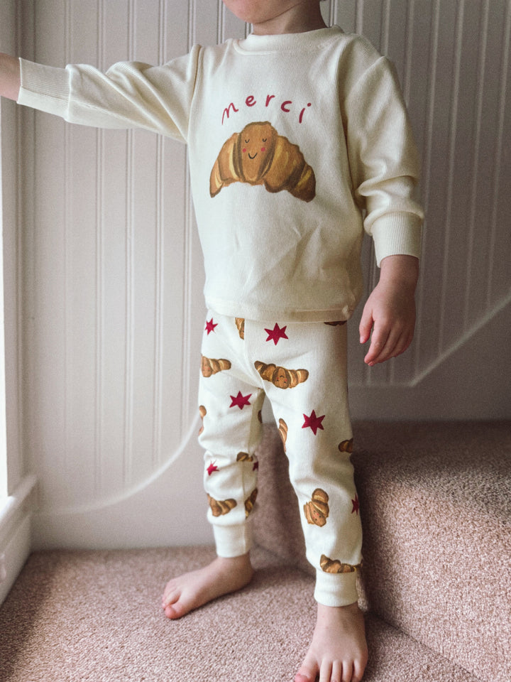 Simply Extra Jordanary – Merci Croissant Pajamas