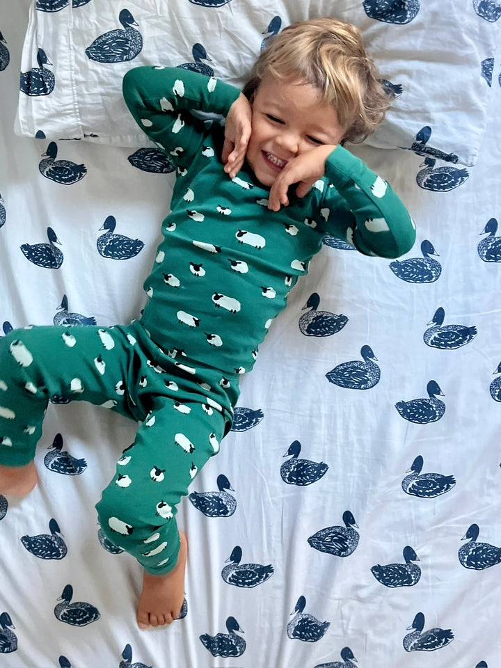 Lewis – Pajama Set in Sheep Pine