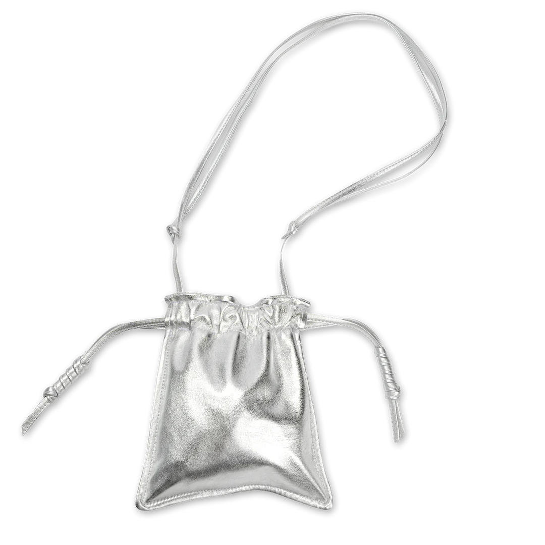 Lemiz – Mini Bowie Bag in Silver