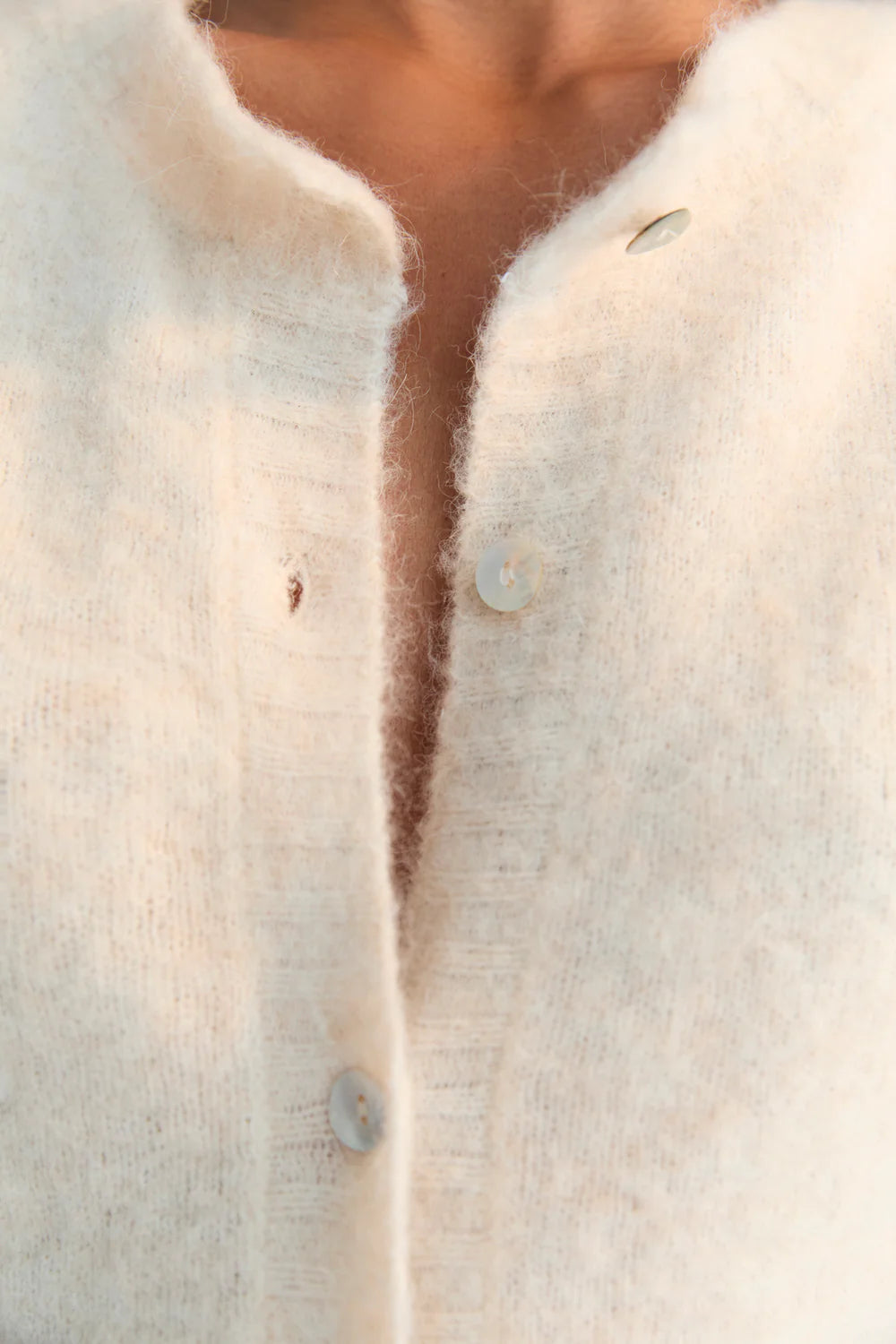 The New Society – Ivy Cardigan in Ivory