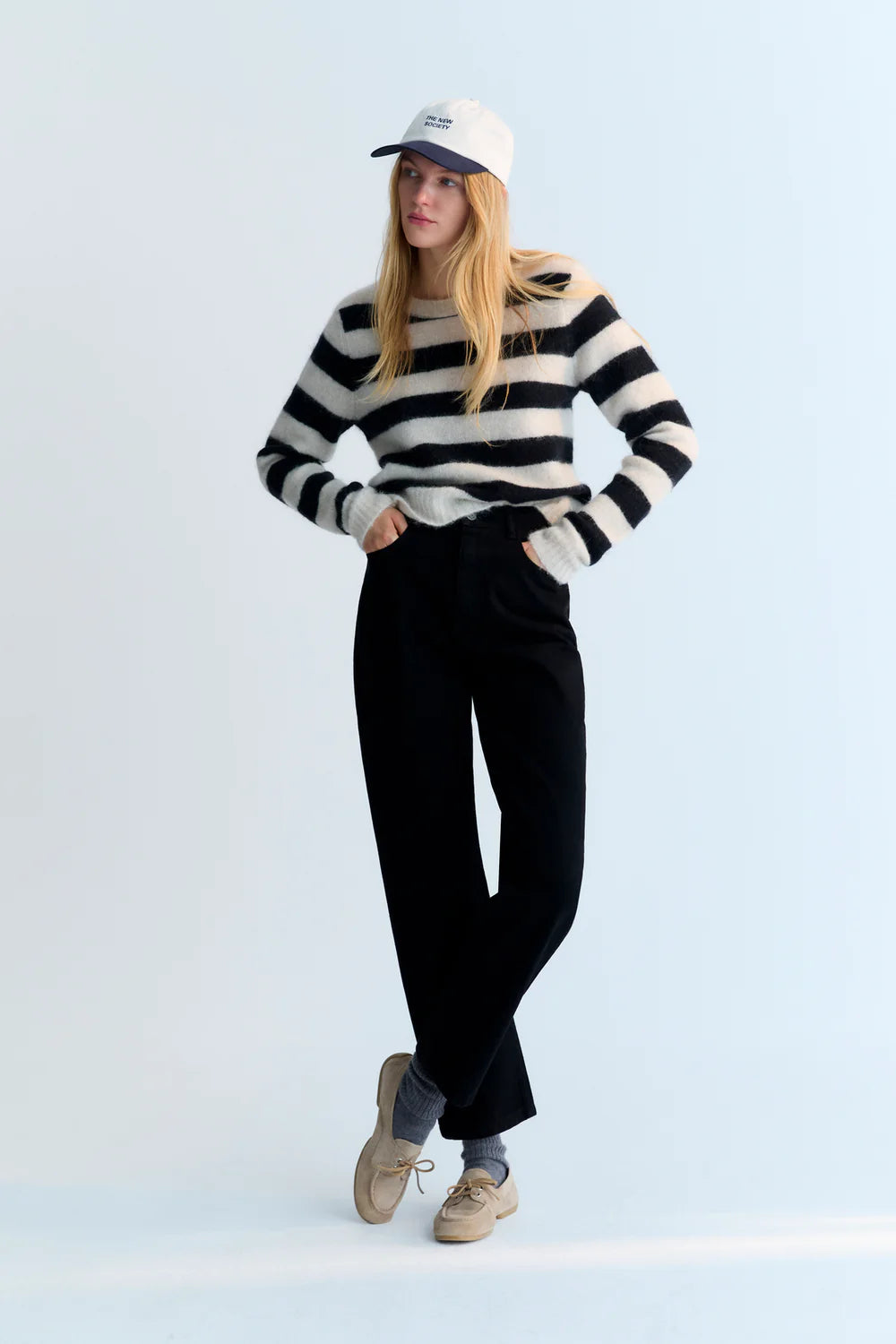 The New Society – Ivy Jumper in Stripes