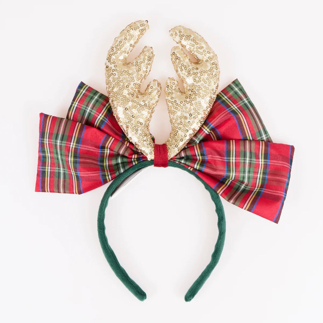 Meri Meri - Plaid & Sequin Antlers