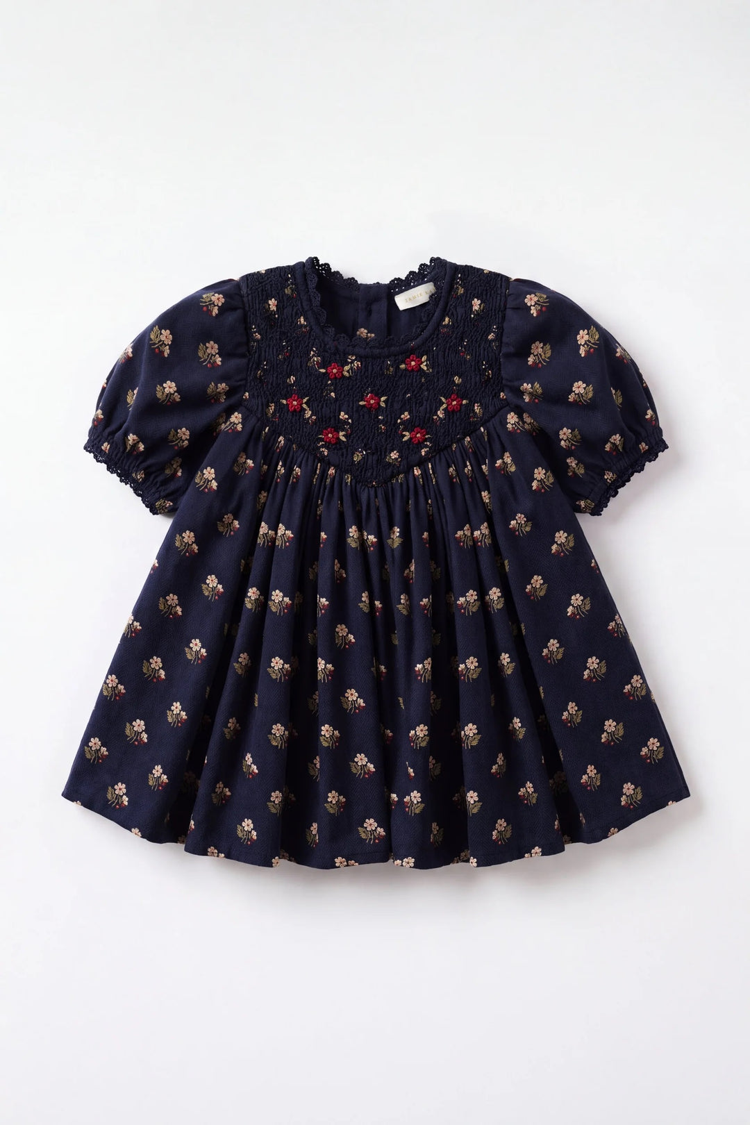 Jamie Kay – Organic Cotton Wanda Dress in Elsa Navy