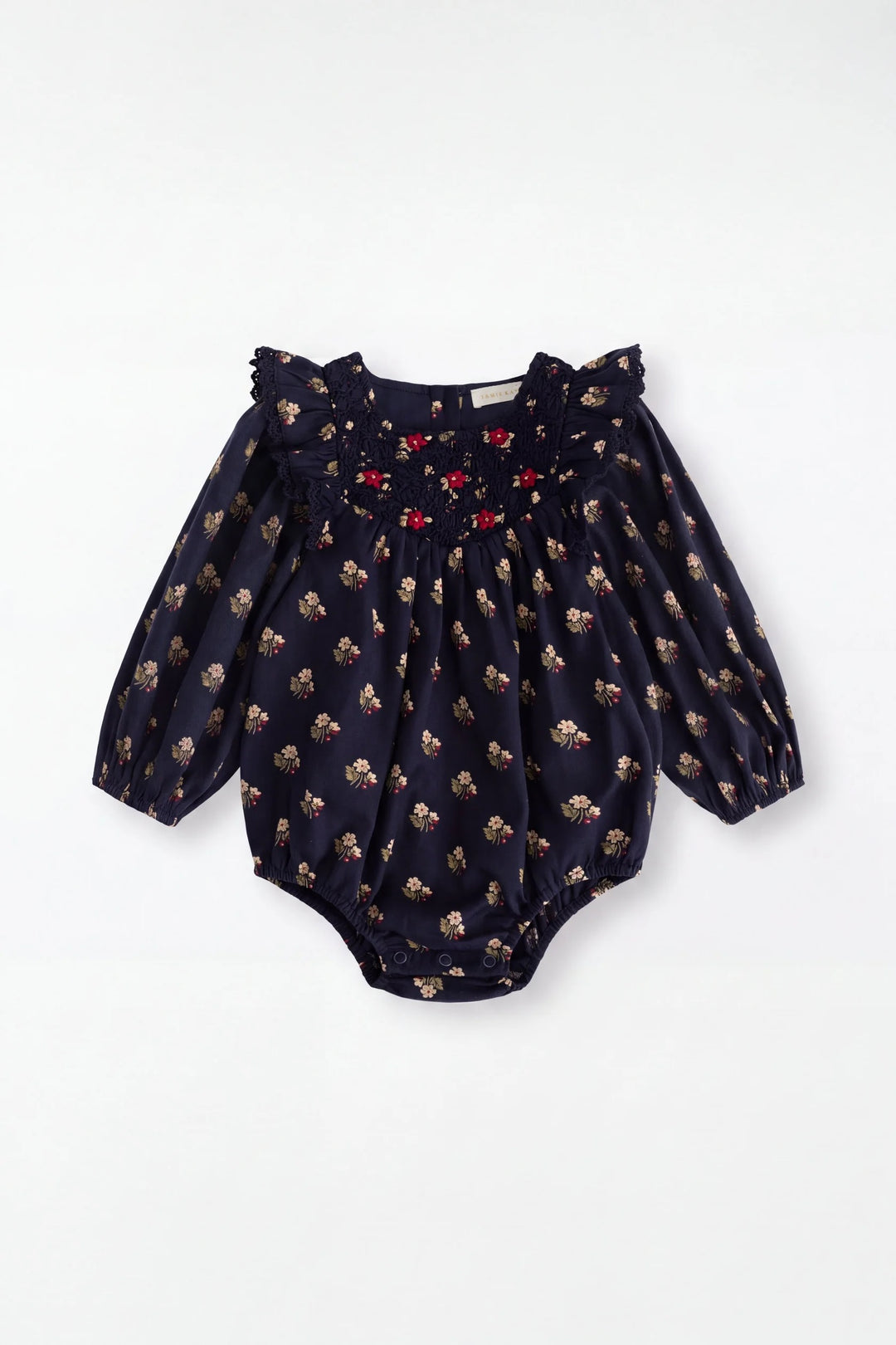 Jamie Kay – Organic Cotton Jovie Playsuit in Elsa Navy