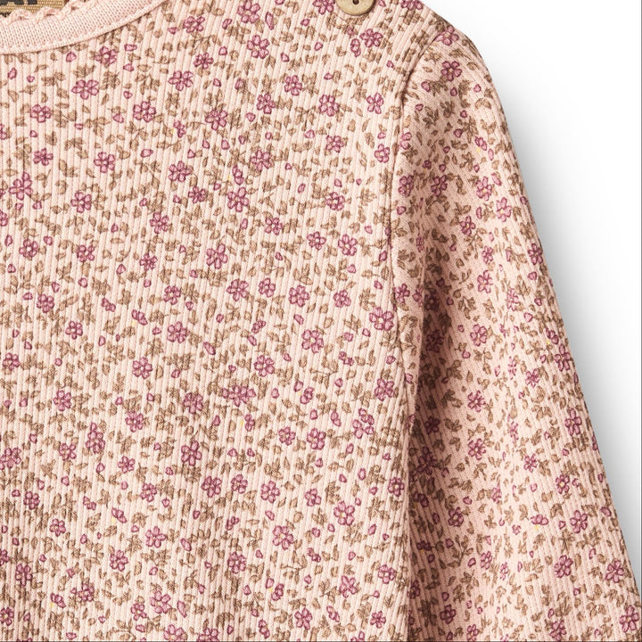 WHEAT – Elmine LS Bodysuit in Rose Flowers