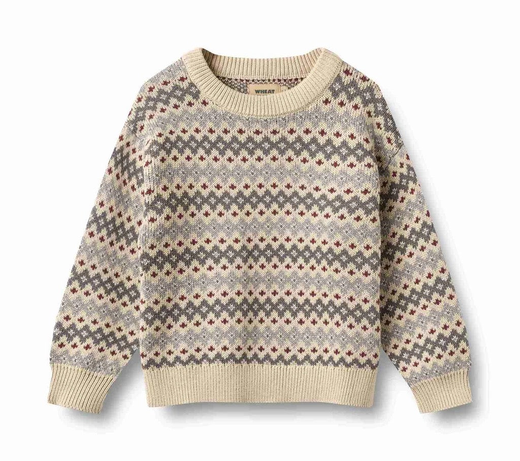 WHEAT – Harlow Pullover in Light Blue Flint