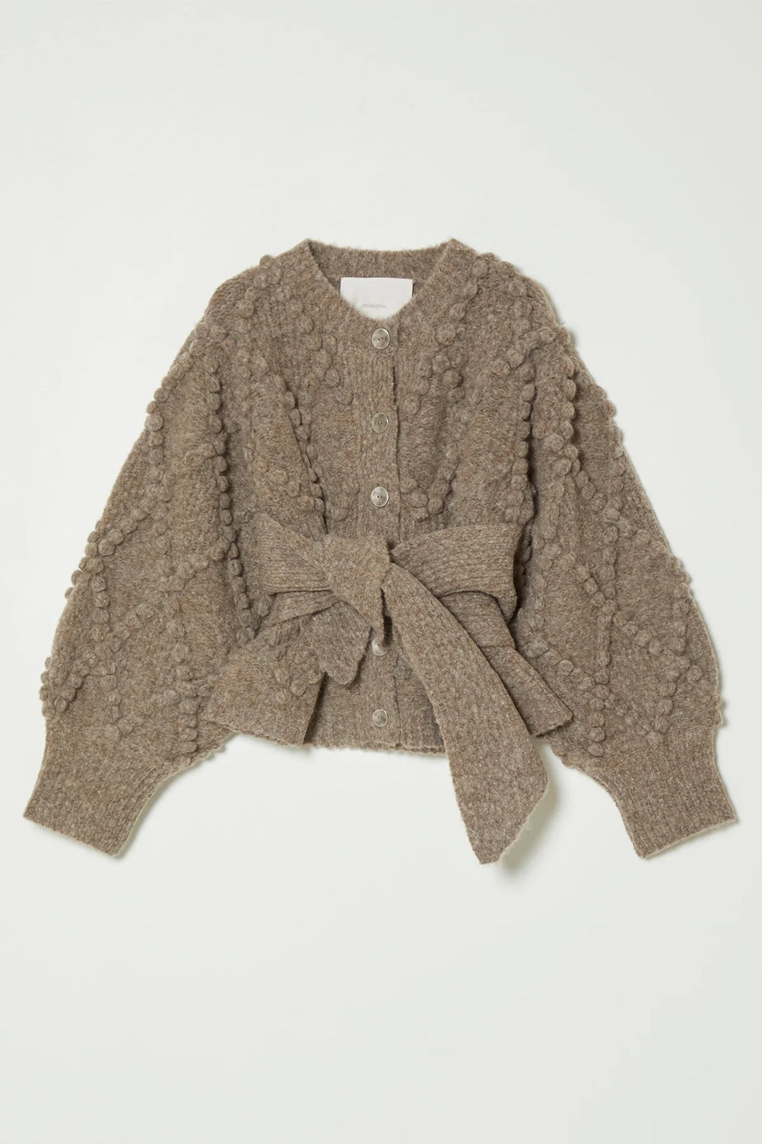 Atelier Delphine – Vernier Handknit Cardigan in Deer
