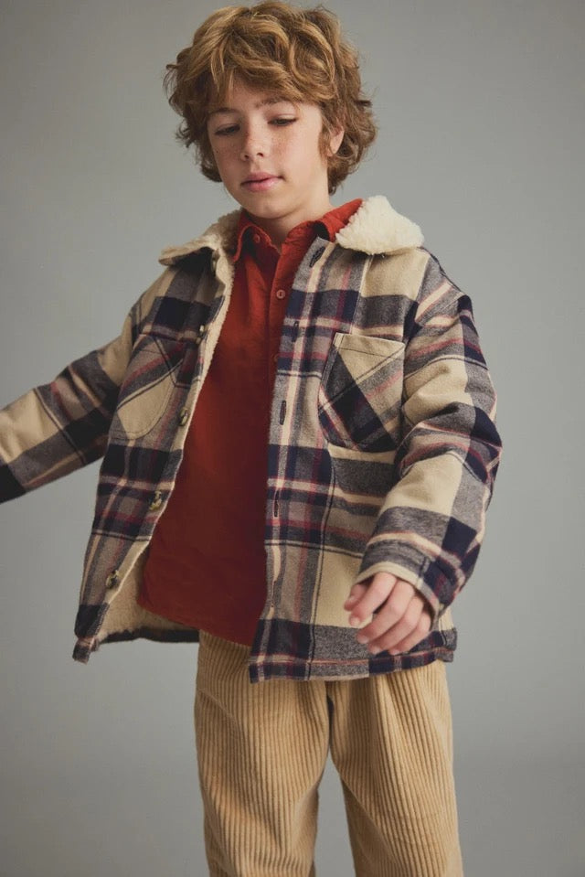 Cozmo- Oslo Jacket in Warm Plaid