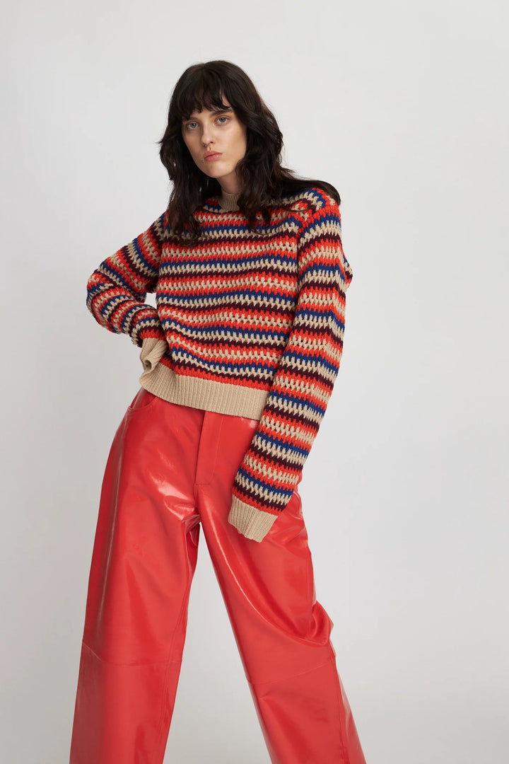 Stella Nova – Italian Wool Sweater in Multicolor