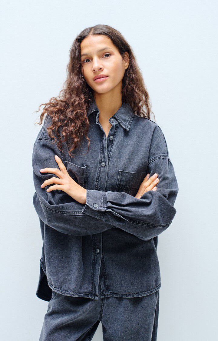 American Vintage – Jazzy Button Down in Black