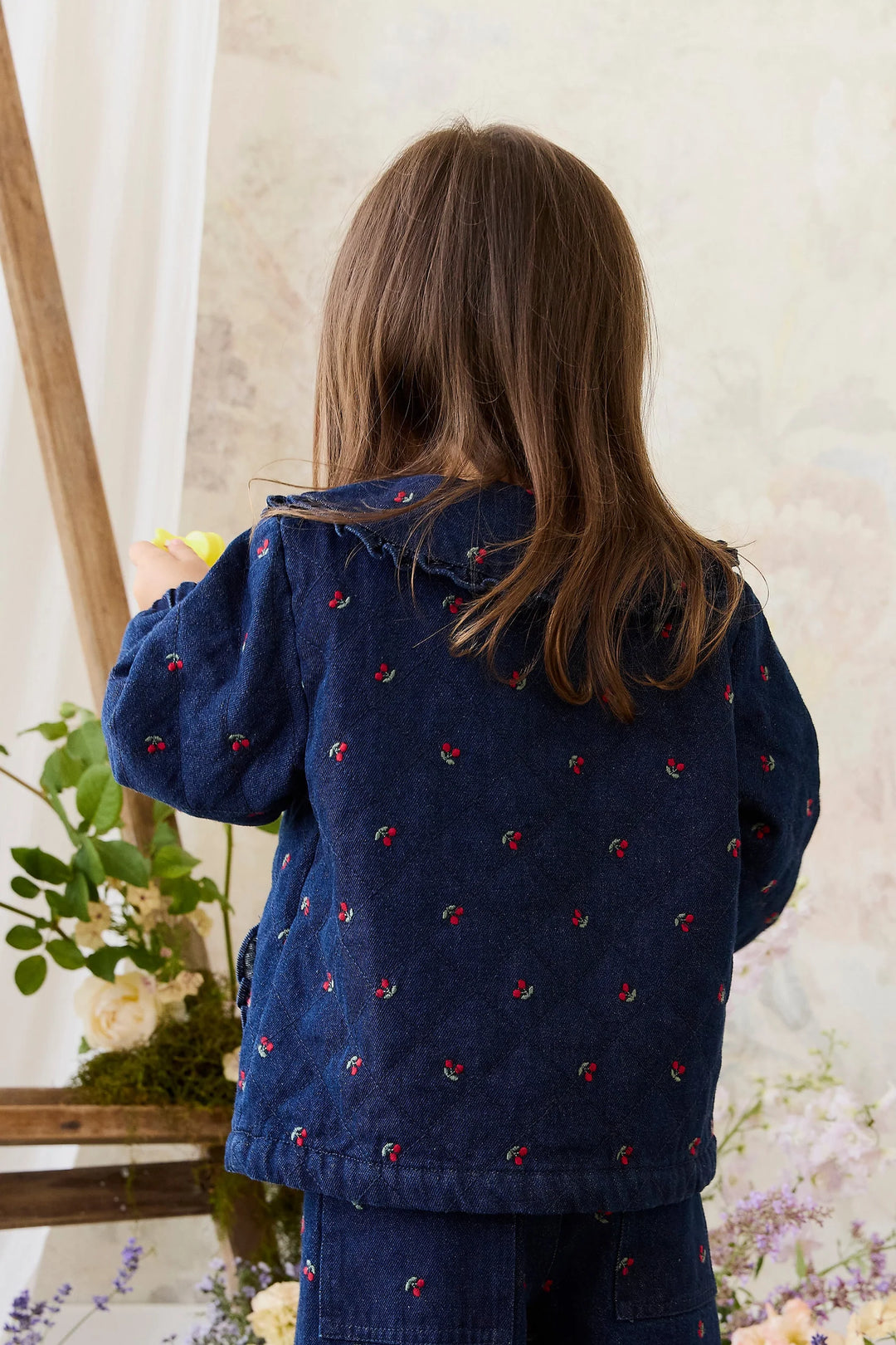 Jamie Kay – Amandine Jacket in Cerise Denim