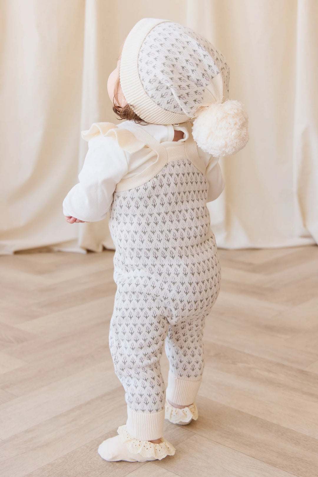 Jamie Kay – Savannah Jacquard Onepiece in Sheer Pink
