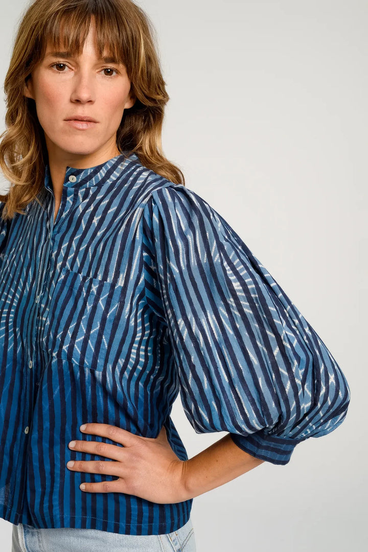 V De Vinster – Jodpur Blouse in Indigo